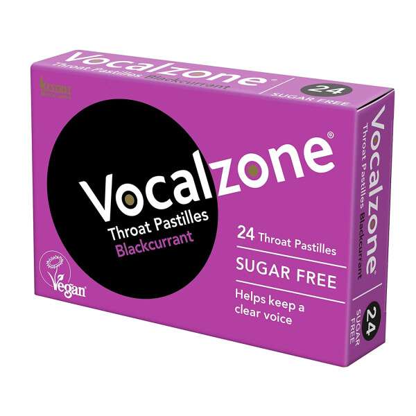 Vocalzone Throat Pastilles – Sugar Free