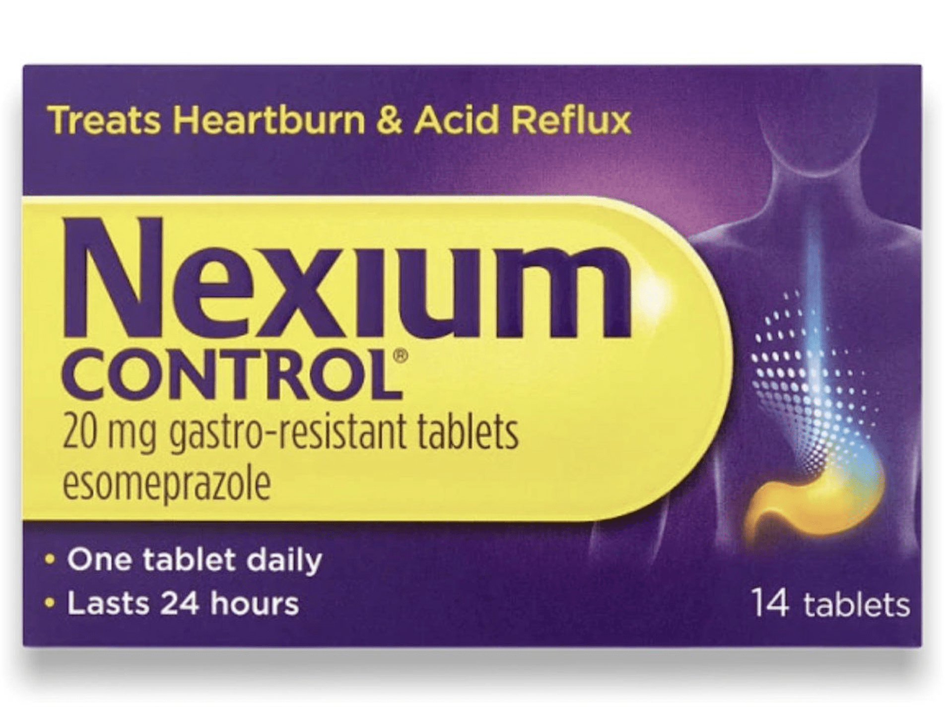 Nexium Control Heartburn Relief, Indigestion and Acid Reflux Tablets