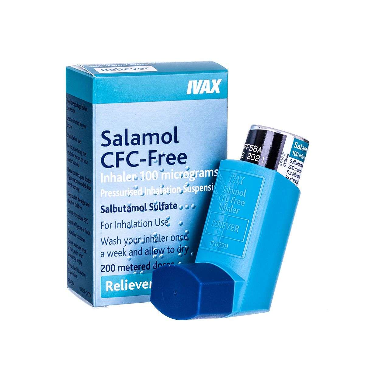 Salamol (Salbutamol) CFC Free Inhaler 100mcg